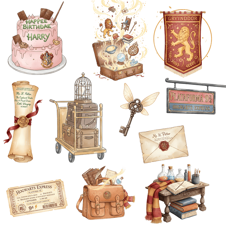 Kit Digital Harry Potter  14