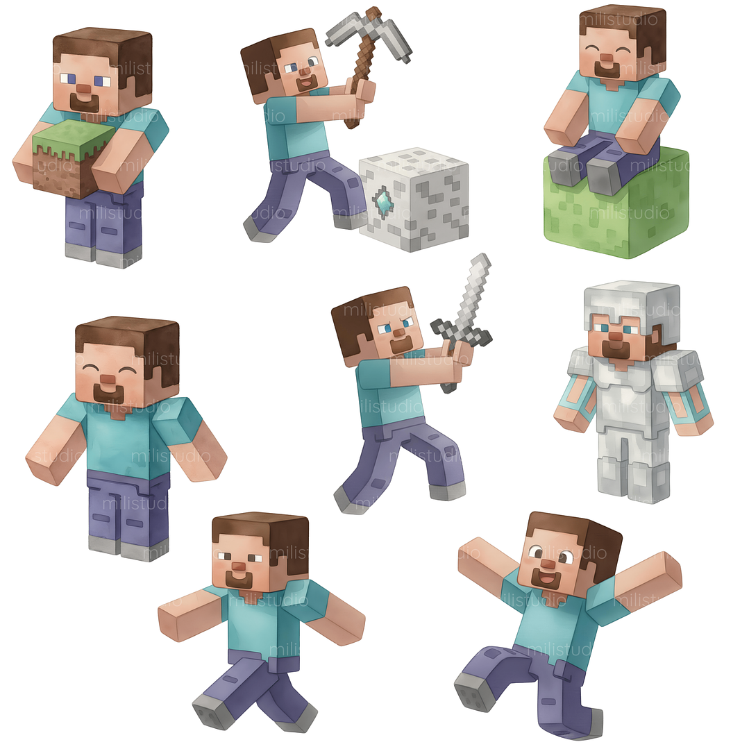 Kit Digital Minecraft 4