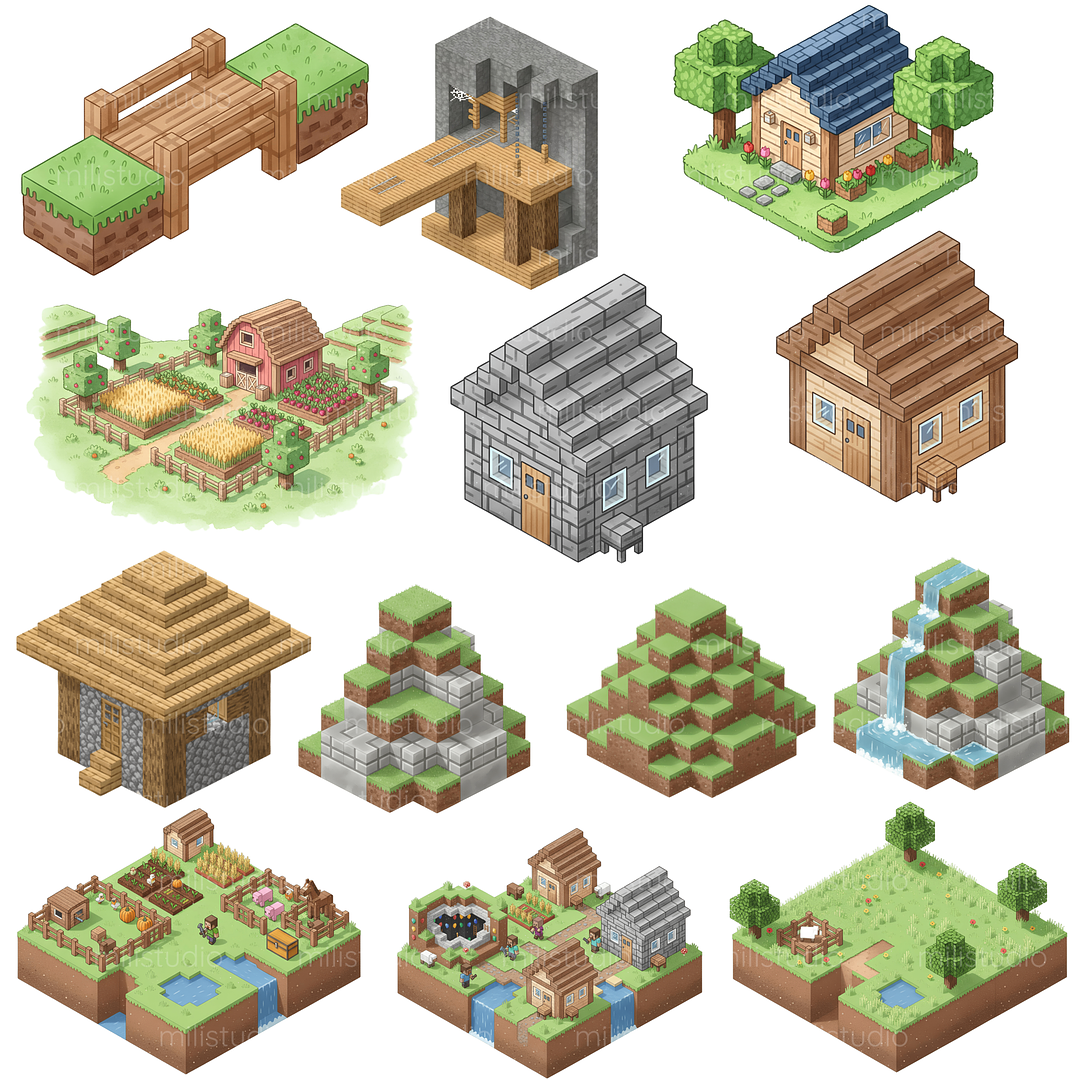 Kit Digital Minecraft 7