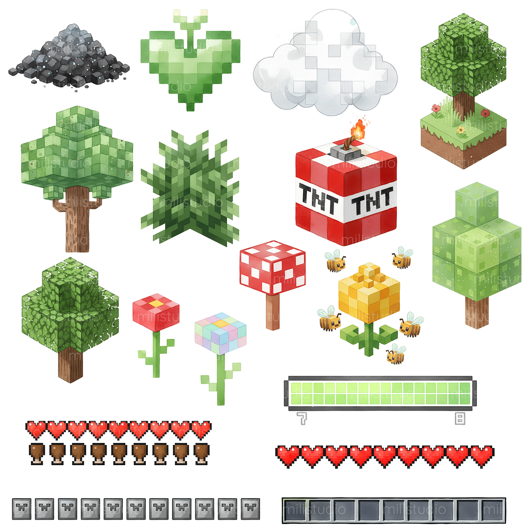 Kit Digital Minecraft 9