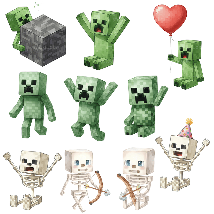 Kit Digital Minecraft 12