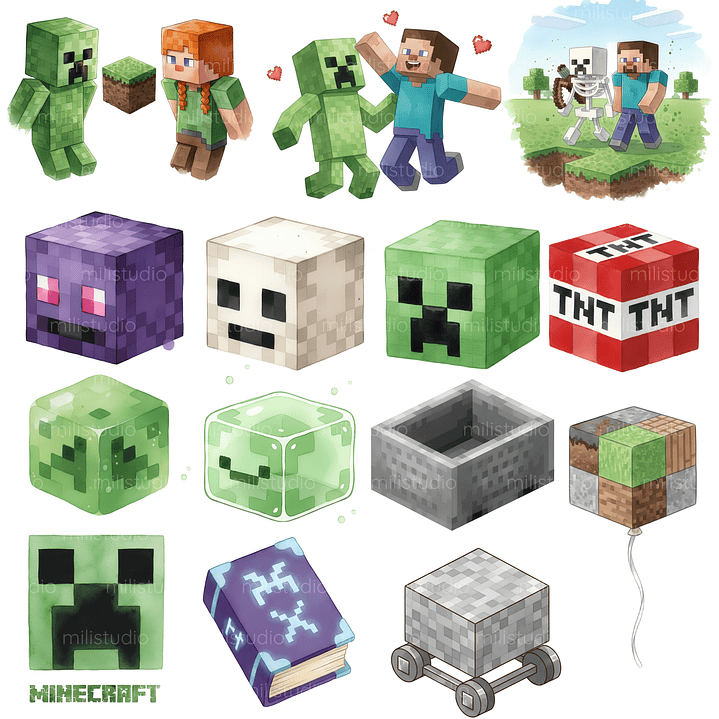 Kit Digital Minecraft 14