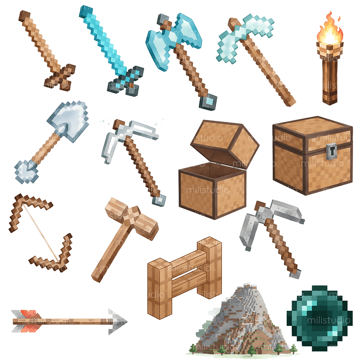 Kit Digital Minecraft 15