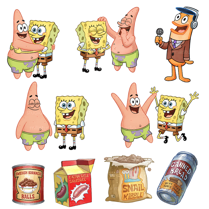 Kit Digital Bob Esponja  3