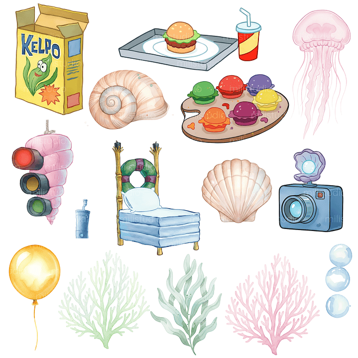 Kit Digital Bob Esponja  8