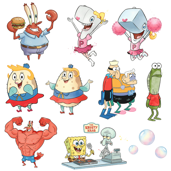 Kit Digital Bob Esponja  10