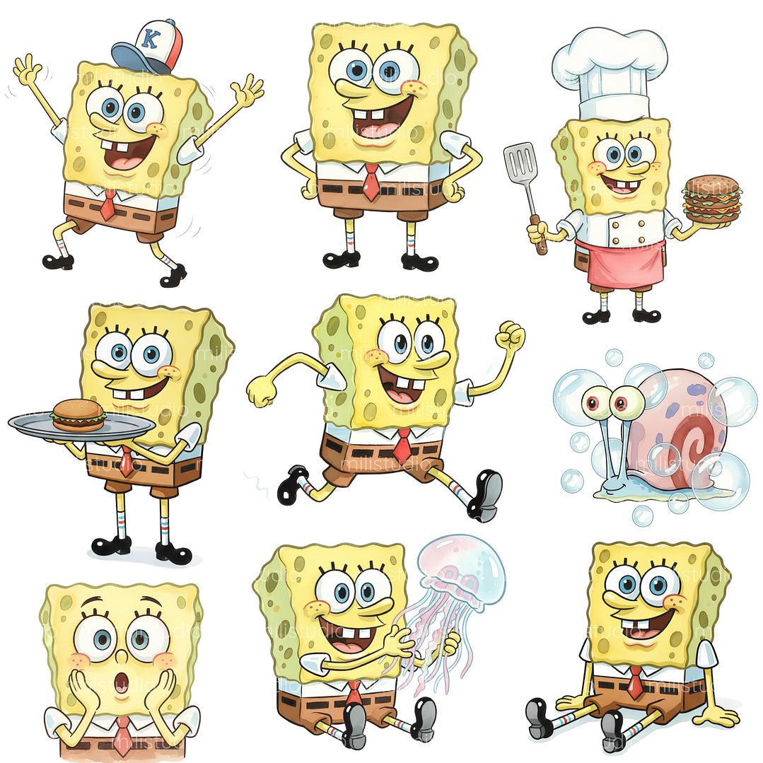 Kit Digital Bob Esponja  12