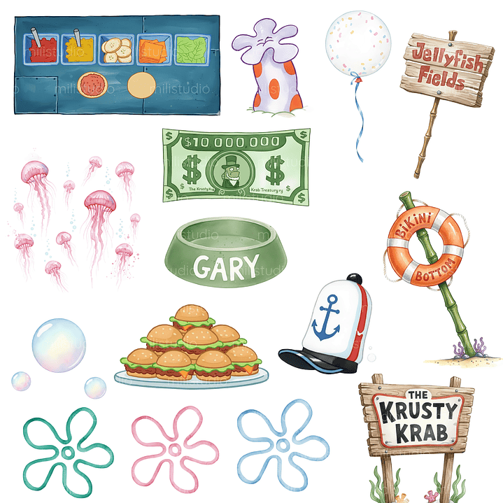 Kit Digital Bob Esponja  13