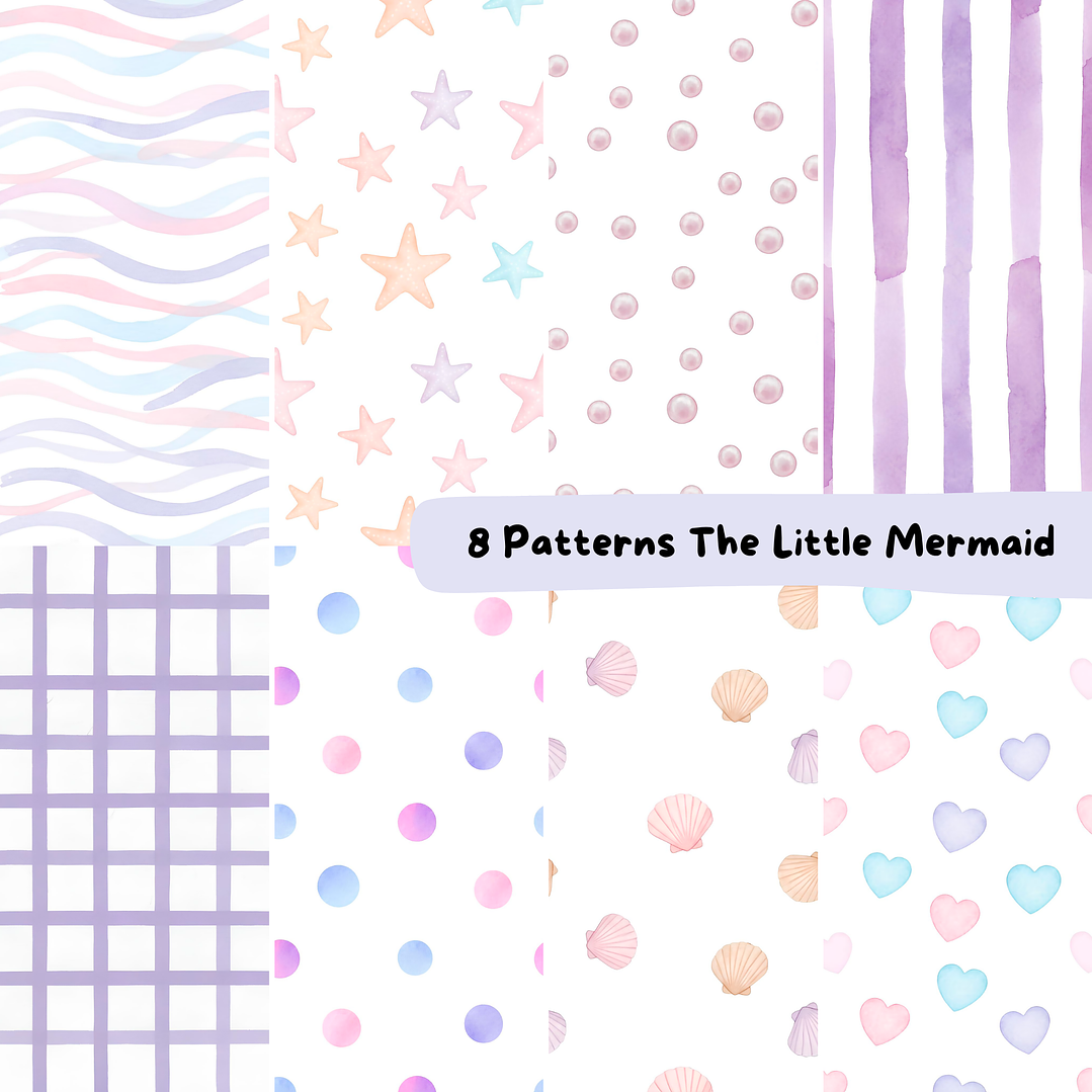 Kit Digital A Pequena Sereia  14