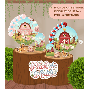 Arquivo Sublimação Papéis Fazendinha 