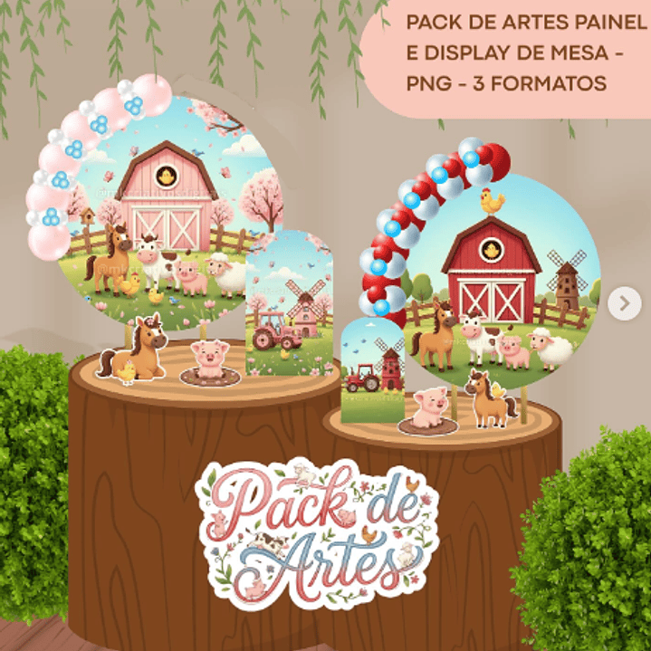 Arquivo Sublimação Papéis Fazendinha  1