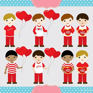 Kit Digital Menino Romantico 