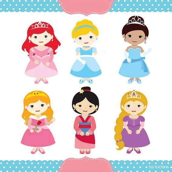 Kit Digital Pequenas Princesas  1