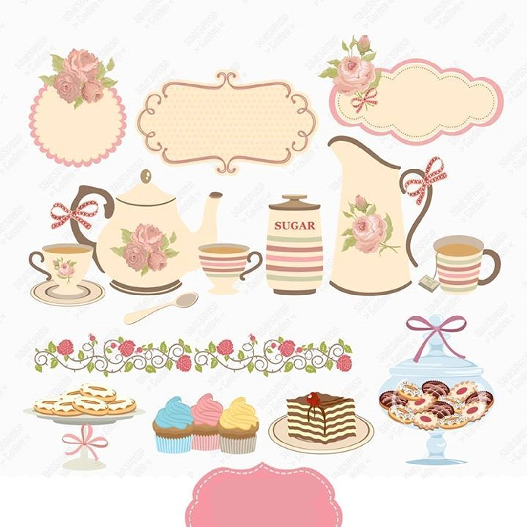 Kit Digital Café Da Tarde  1