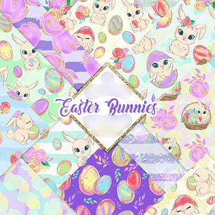 Kit Digital Papeis Coelhinho Da Pascoa 