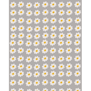 Arquivo Sublimação DTF UV Flores Brancas (A4) 