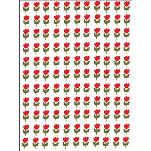 Arquivo Sublimação DTF UV Tulipas 