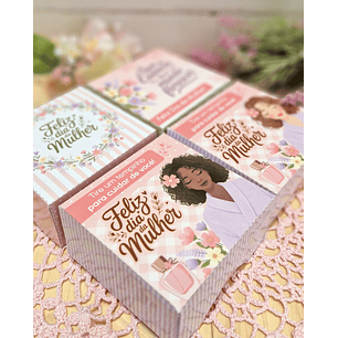 Arquivo Dia da Mulher Card Caixinha Sabonete 