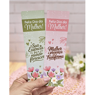 Arquivo Dia da Mulher Card Marcador