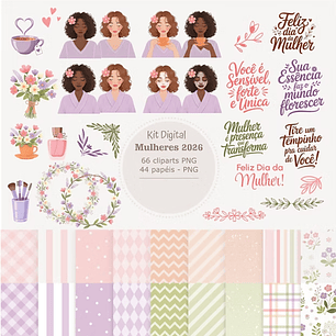 Kit Digital Dia da Mulher 