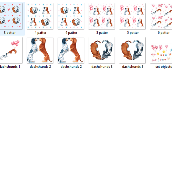 Kit Digital Dia dos Namorados Pet Dog 2