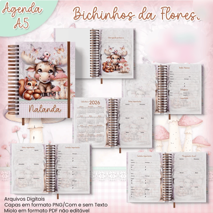 Arquivo Combo Encadernação Bichinhos da Floresta  3