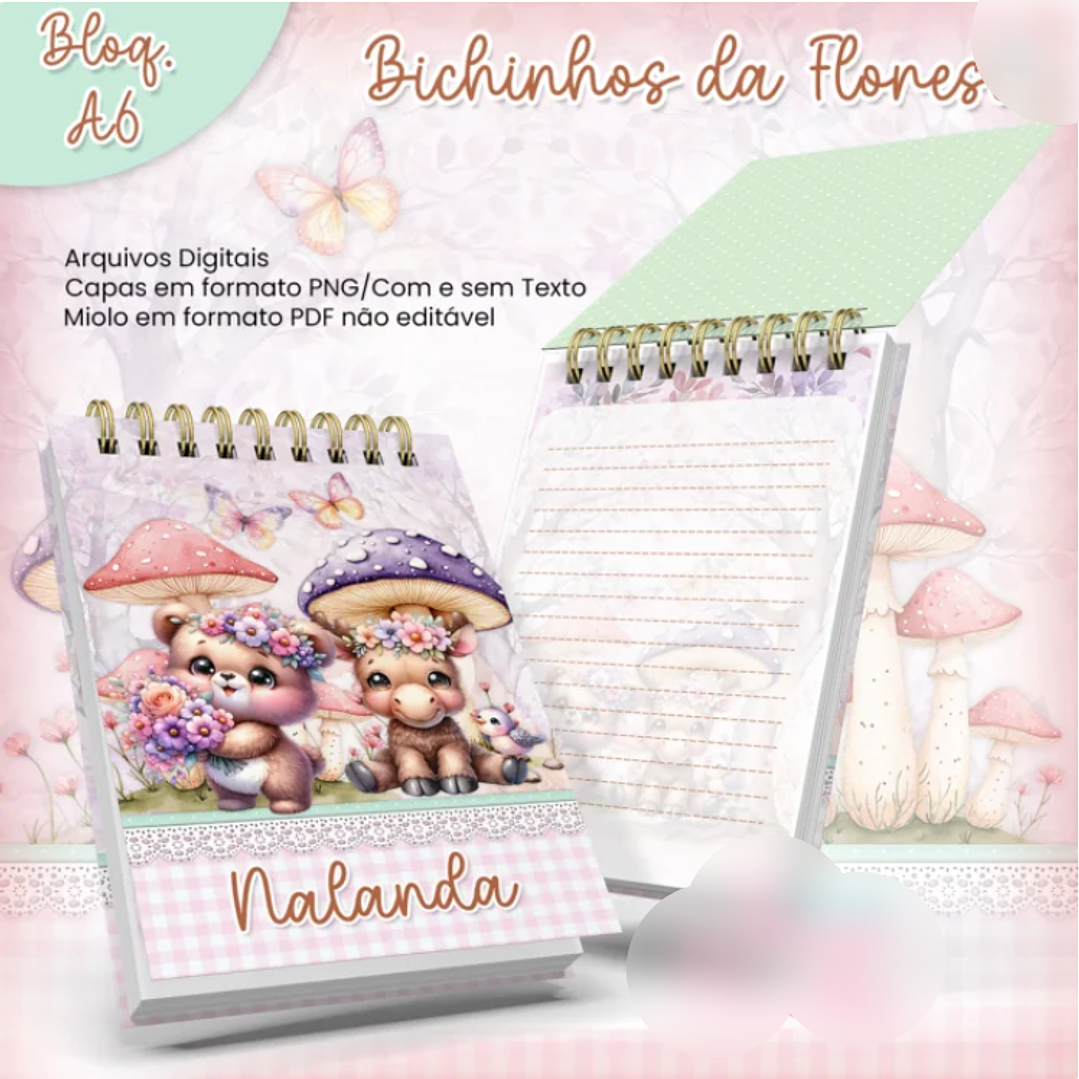 Arquivo Combo Encadernação Bichinhos da Floresta  8