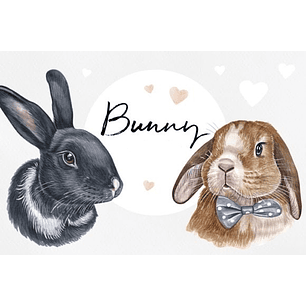 Kit Digital Coelhinhos 