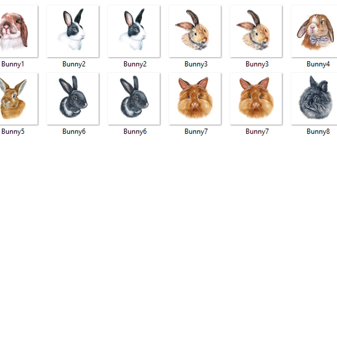 Kit Digital Coelhinhos  2