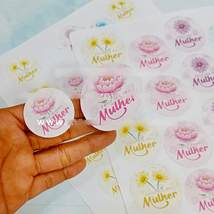 Arquivo Dia da Mulher Adesivo 