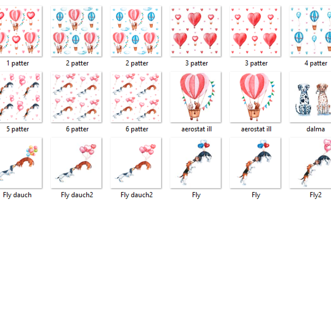 Kit Digital Pets Namorados Balão  2