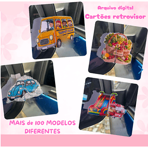 Arquivo Card Cartões Retrovisor 