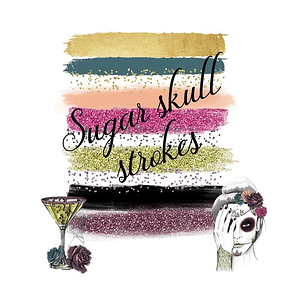 Kit Digital Rabiscos Caveira 