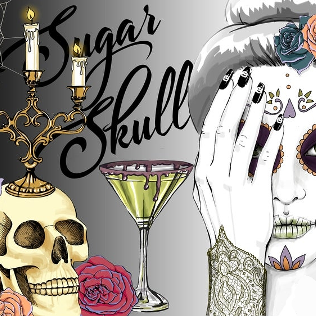 Kit Digital Caveira Acessorios  1