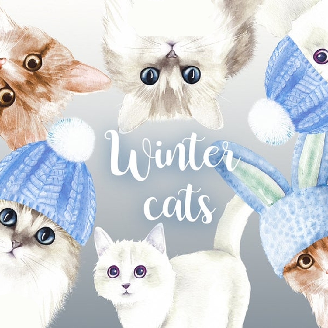 Kit Digital Gatinhos Fofinhos  1