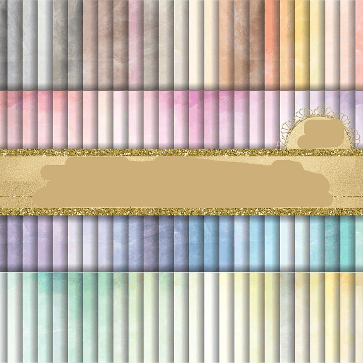 Kit Digital Papeis Aquarela Céu e Areia  1