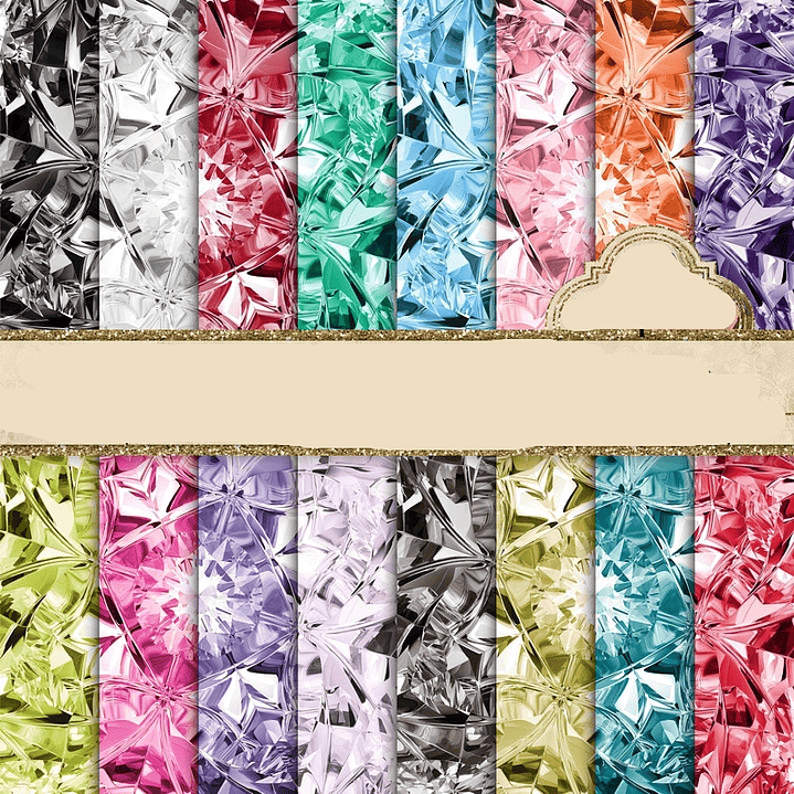 Kit Digital Papeis Diamantes 1