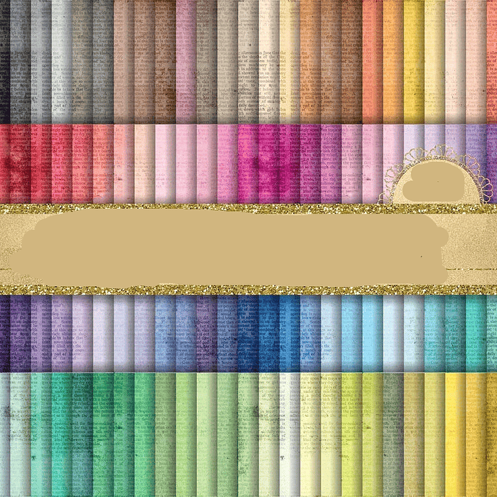 Kit Digital Papeis Jornal Antigo  1