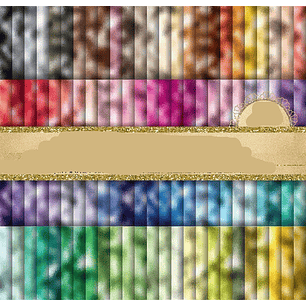 Kit Digital Papeis Metalizados 