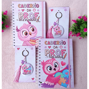 Arquivo Escolar Caderno da Prof Corujinha 