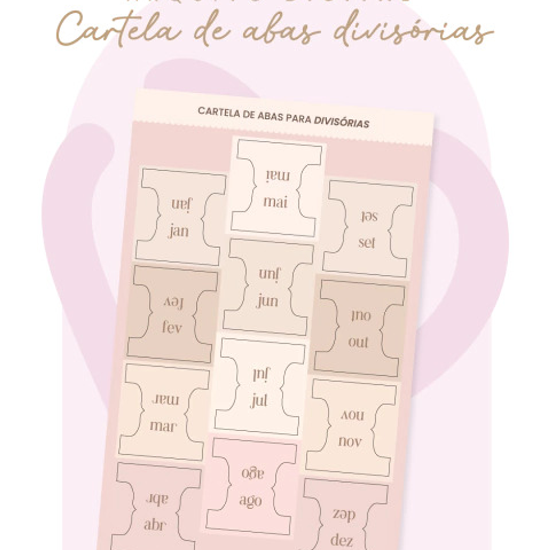 Arquivo Divisórias e Abas Planner 2026  1