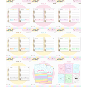 Arquivo Pack Miolos Agenda Escolar A6 2026