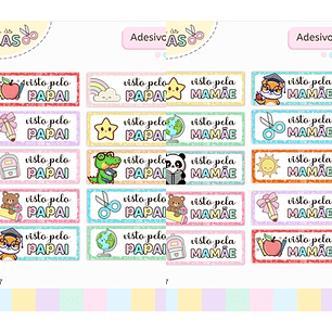 Arquivo Volta ás Áulas Etiquetas Visto Pela Mamãe