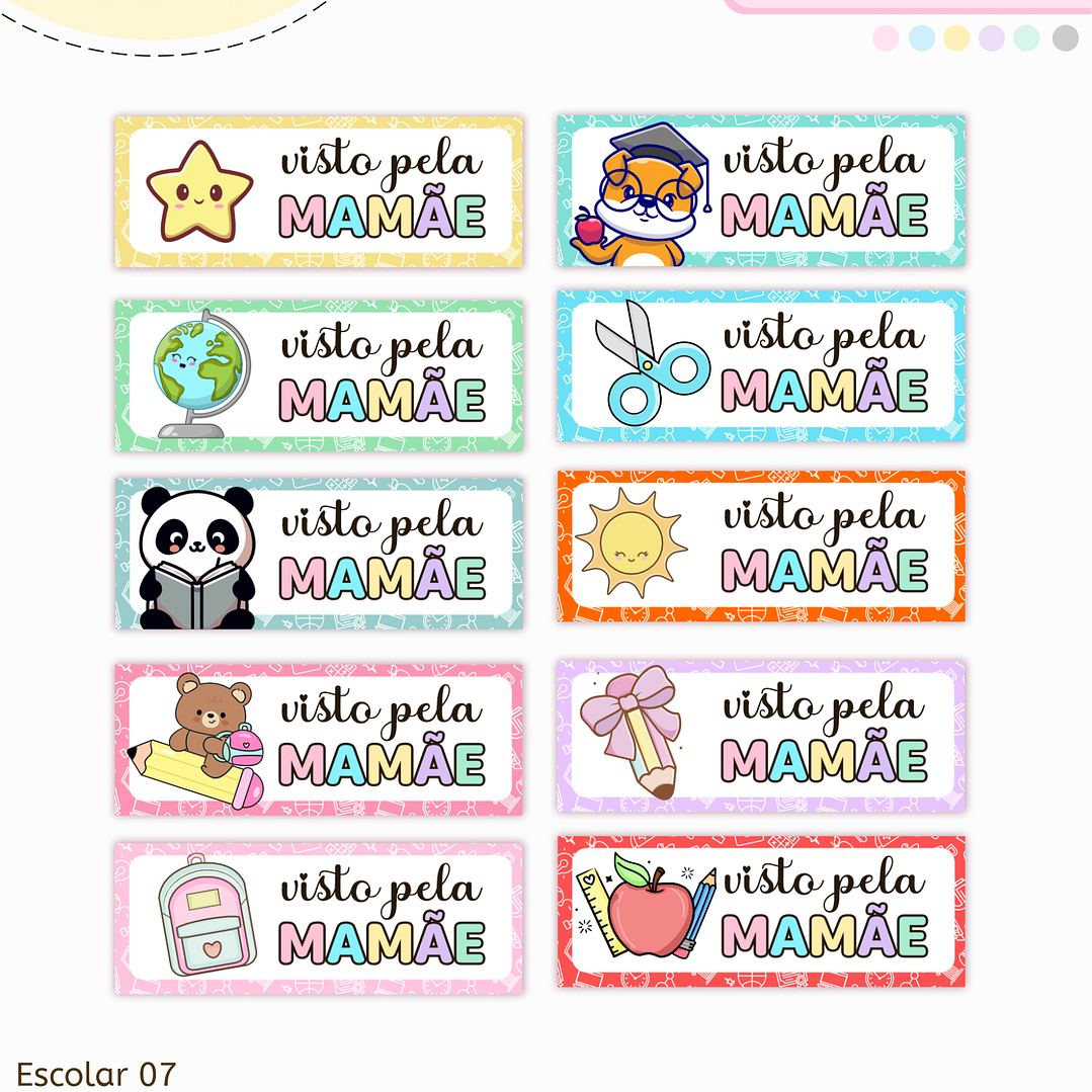 Arquivo Volta ás Áulas Etiquetas Visto Pela Mamãe 4