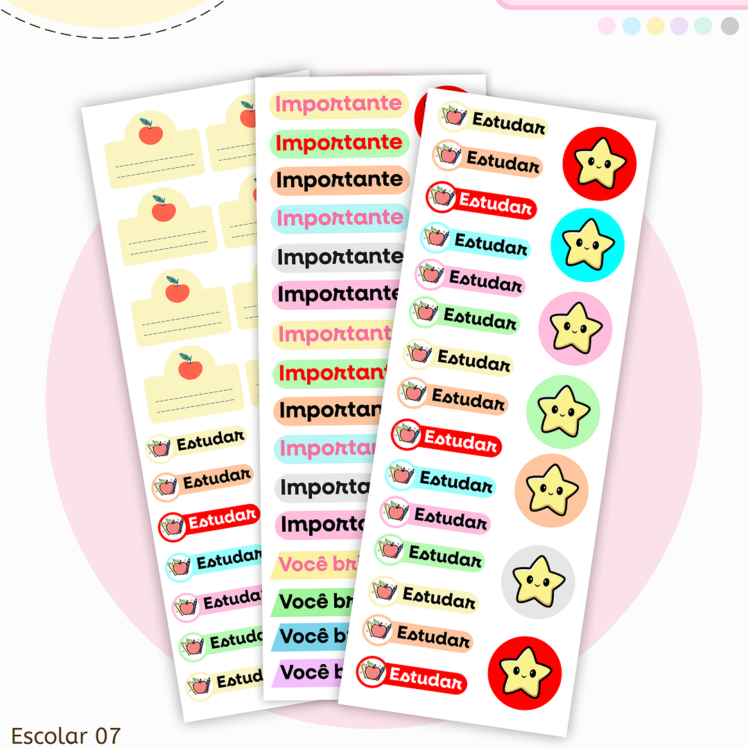 Arquivo Volta ás Áulas Adesivos Vistos 4