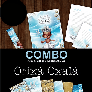 Arquivo Combo Encadernação Orixá Oxalá