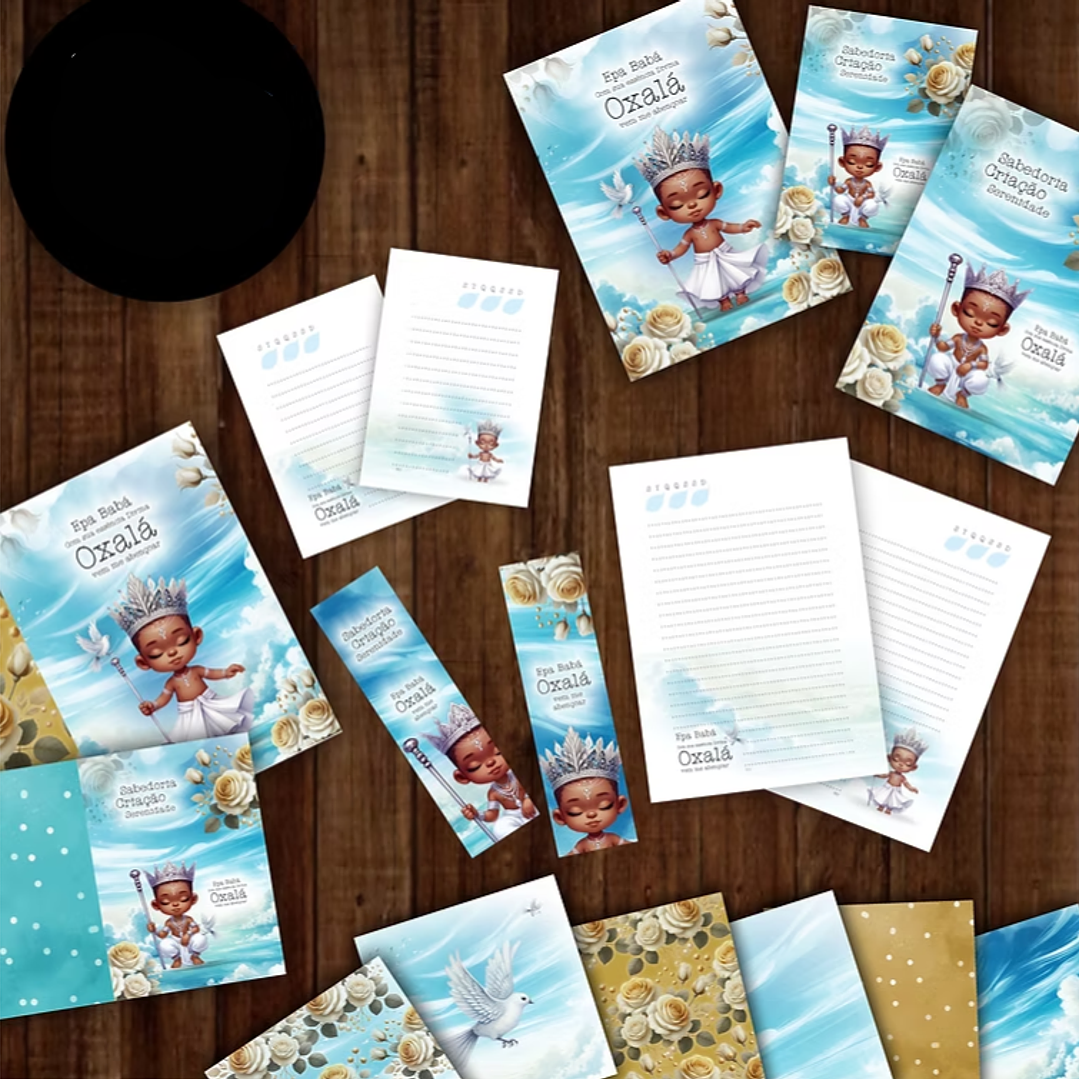 Arquivo Combo Encadernação Orixá Oxalá 5