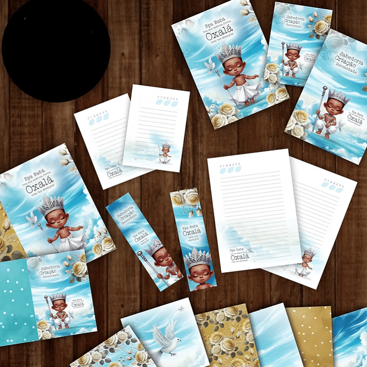 Arquivo Combo Encadernação Orixá Oxalá 5