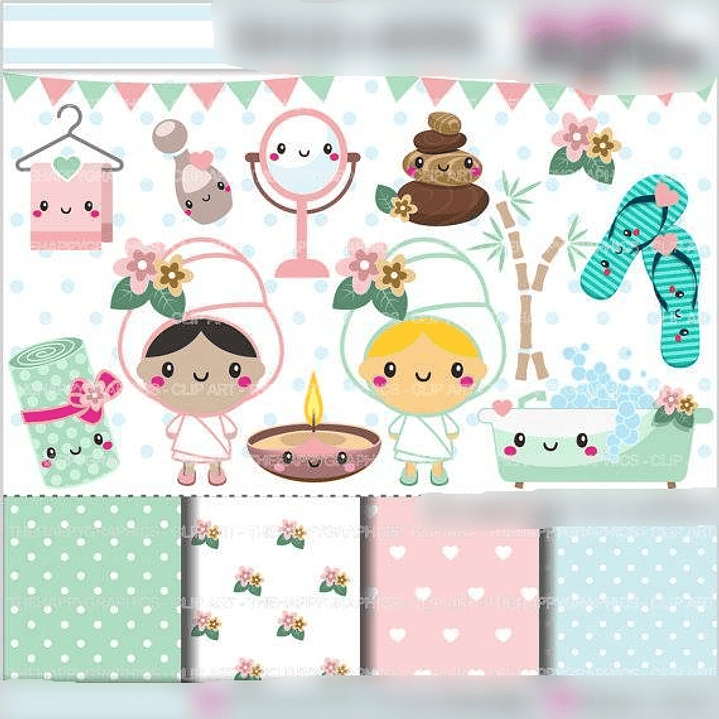 Kit Digital Spa Menina 1