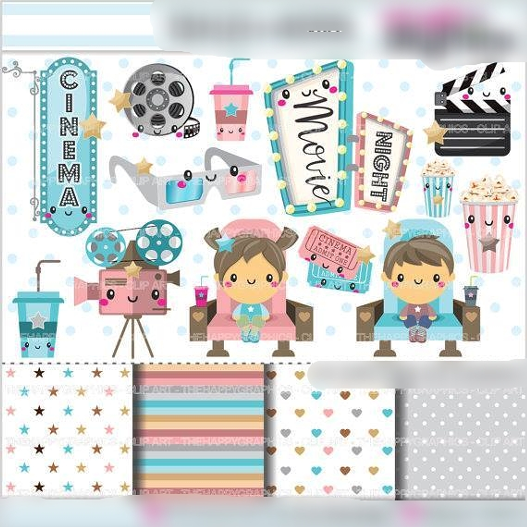 Kit Digital Ursinho de Pelucia  1